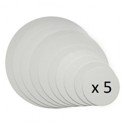 Podkład pod tort APrint 3 mm Biały 14 cm x 5