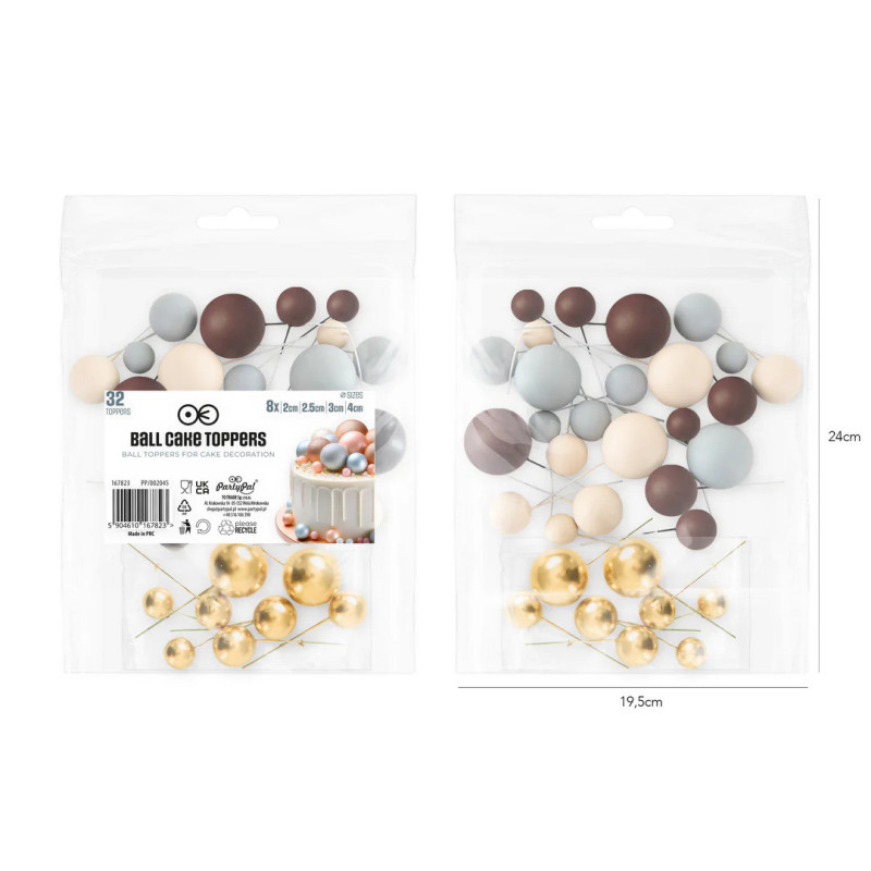 Topper BALL BALLONS Tortenaufleger