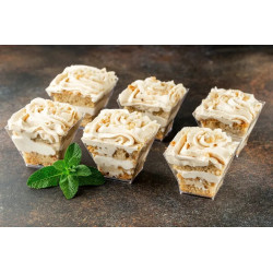 Pucharek kwadratowy 160 ml zestaw 25 szt. AllBag