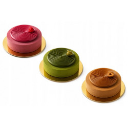 Forma silikonowa Spirala do monoporcji 7,5 cm 6 gniazd