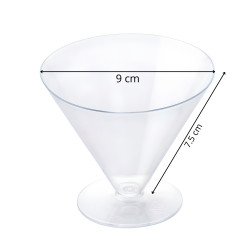 Pucharek STOŻEK 165 ml zestaw 7 szt. Martellato Elegant