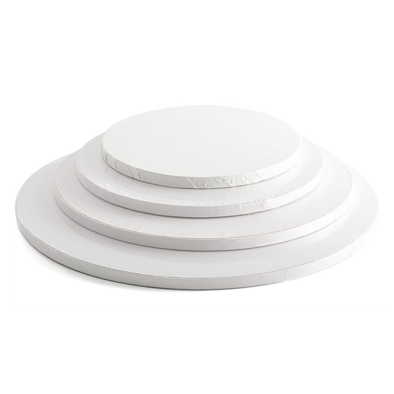 Podkład pod tort BIAŁY 12 mm SZTYWNY 30 cm PP
