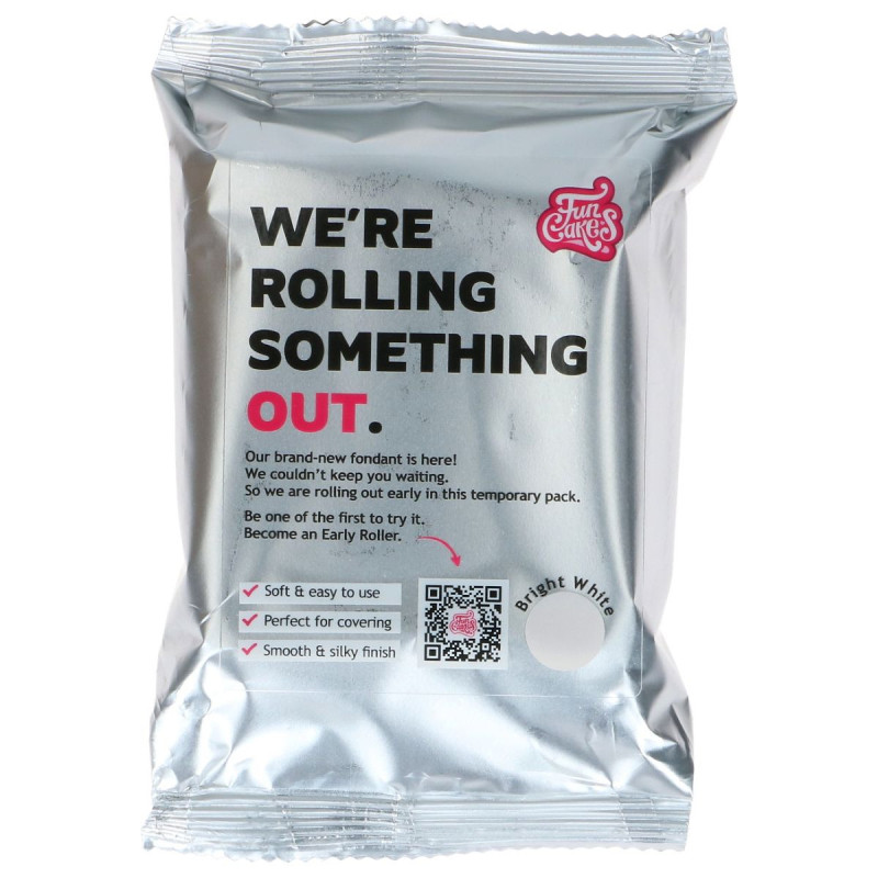 Сахарная мастика FunCakes белый 250 g Bright White