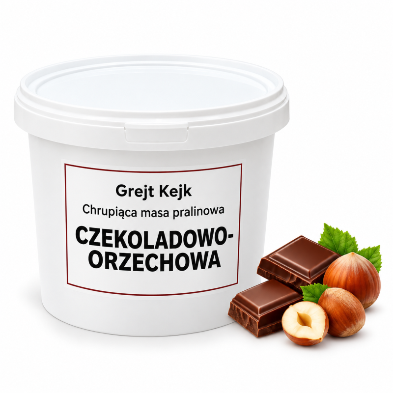 Křupavá pralinková hmota Grejt Kejk ČOKOLÁDOVÝ OŘECH 0,5 kg