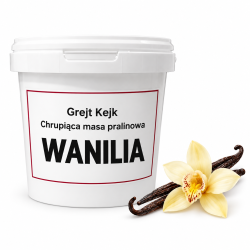 Chrupiąca masa pralinowa Grejt Kejk WANILIOWA 0,5 kg