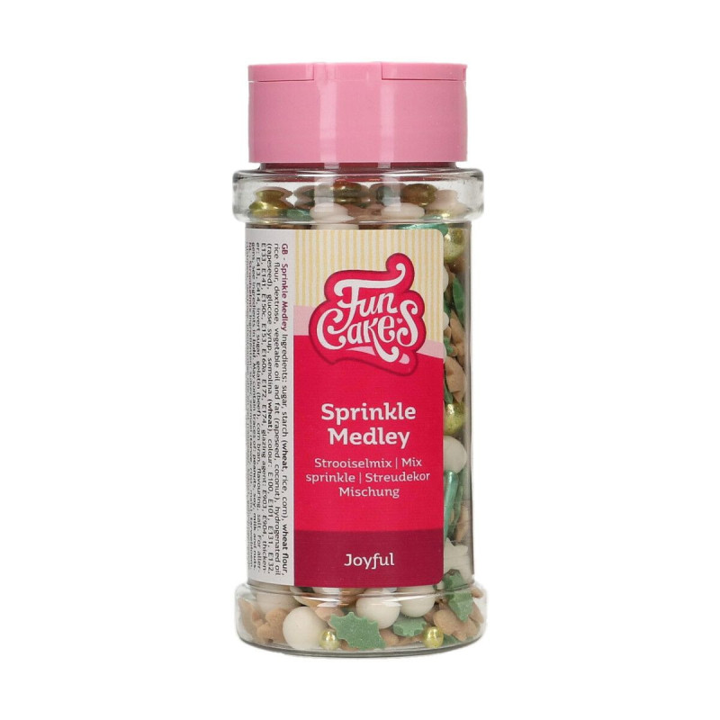 FC JOYFULL Christmas Mix Gold Sprinkles