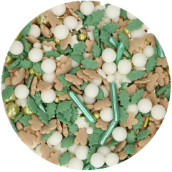FC JOYFULL Christmas Mix Gold Sprinkles
