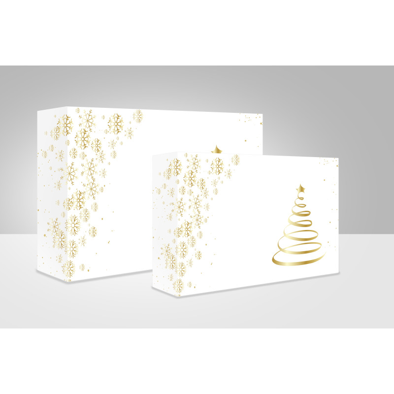 Opakowanie CHOINKA 31x22x8 cm na ciasto 10 szt