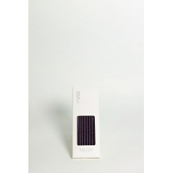 Kalamu Standard Slim Candles Black 15 cm 10 pieces