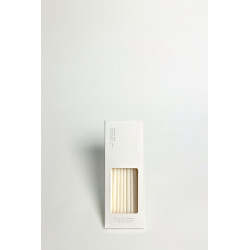 Kalamu Standard Slim Candles White 15 cm 10 pieces