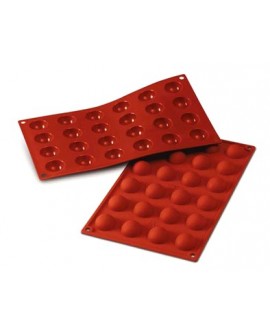 Forma silikonowa KULE 3 cm Półkule