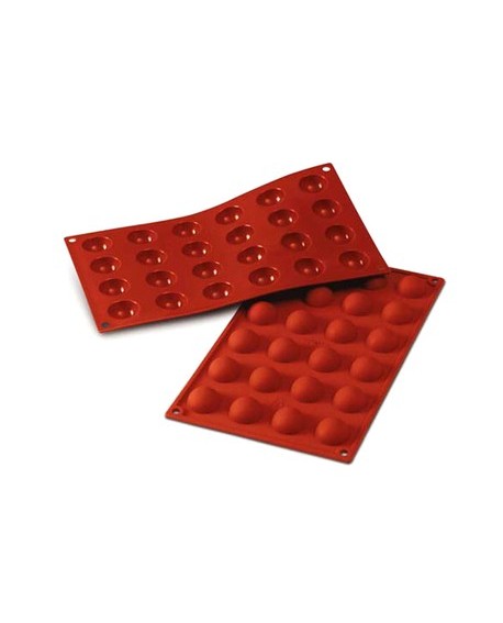 Forma silikonowa KULE 3 cm Półkule