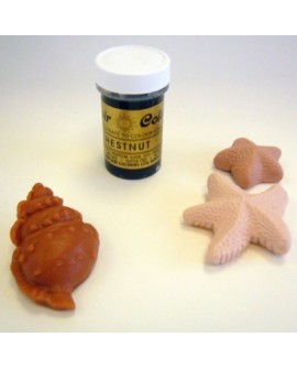 Sugarflair Paste Farbe Kastanie