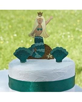 Topper SYRENKA 11 cm деревянный украшение na tort