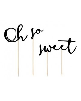 Topper "Oh so sweet" Cake decoration