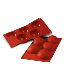 Silicone mould Spheres 8 cm Hemispheres