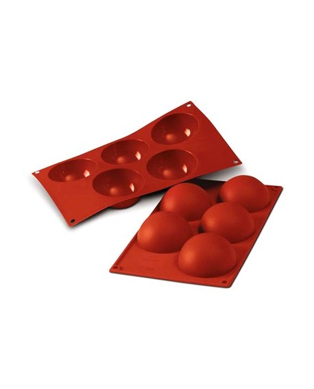 Silicone mould Spheres 8 cm Hemispheres