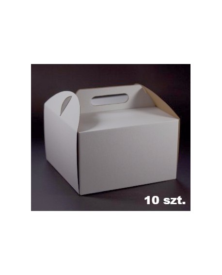 HIGH pack 28x28x25 cm Weißer Karton 10 Stück.