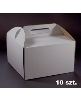 Opakowanie WYSOKIE 34x34x25 cm Białe pudełko 10 szt. Opakowanie WYSOKIE 34x34x25 cm Białe pudełko 10 szt.