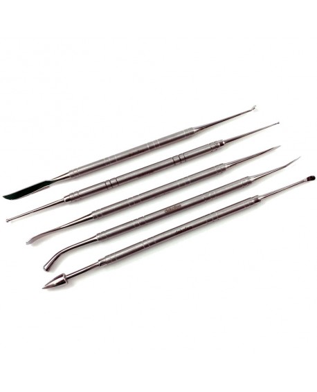 Modelling tools stainless steel Dekofee 5 pcs.