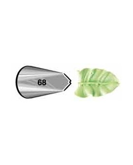 Wilton leaf tip no. 68 decorating tip 418-68 Wilton leaf tip no. 68 decorating tip 418-68