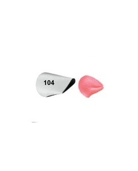 Petal tip no 104 Wilton decorating tip for petals, flowers Petal tip no 104 Wilton decorating tip for petals, flowers