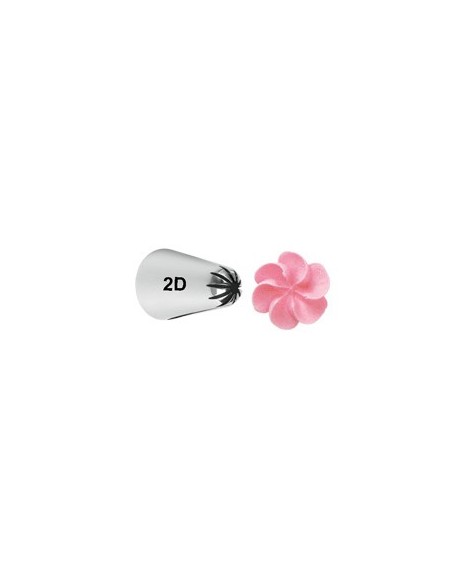 LARGE No. 2D Wilton flower star closed, rose