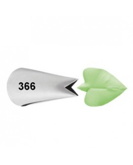 Wilton leaf decorating tip no. 366 leaf, leaves 418-366