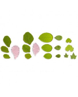 Unerwiacze do liści 11 szt. zestaw foremek