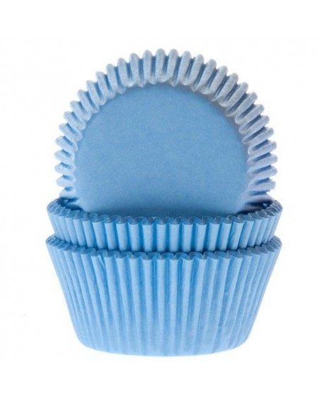 muffin and cupcake cases House of Marie light blue standard approx. 51 mm 50 pcs