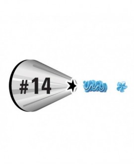 Tylka otwarta gwiazdka nr 14 Wilton końcówka dekoratorska