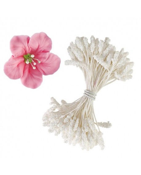Wilton flower stamens WHITE 180 pcs