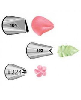 Set of flower hooks 104, 352, 224