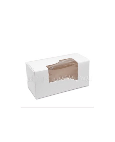 készlet 10 dbuk Puder Cukier fehér 10,5 x 4,5 cm, magasság: 4,5 cm