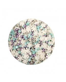 Posypka PC MIX SNOWSTORM Śnieżynki 100 g Posypka PC MIX SNOWSTORM Śnieżynki 100 g