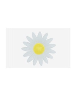 MARGARETKA Decor білий прибл. 4,5 cm 45 шт.