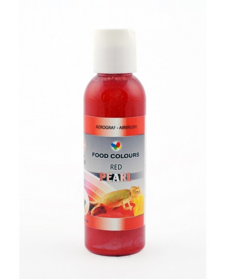 Barwnik PERŁOWY do aerografu CZERWONY 60 ml Food Colours