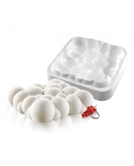 Forma silikonowa 3D Silikomart Cloud tort musowy
