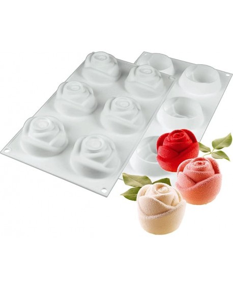 силіконова форма троянда Silikomart 1 cavity: 145 ml 70 mm