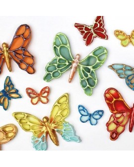 силіконова форма Katy Sue Designs motyle, 6 wzorów