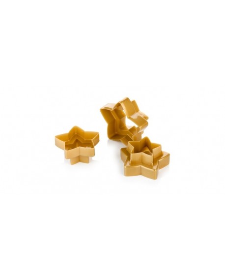 Double-sided cookie cutters 3 pcs - Stars