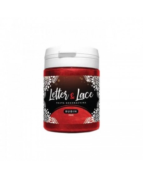 Gotowa masa do koronek RUBINOWA FC Letter&Lace 90g