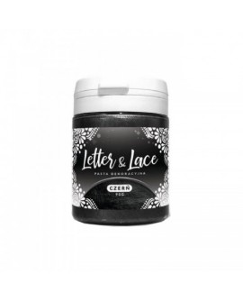 Gotowa masa do koronek CZARNA GRAFIT FC Letter&Lace 90g