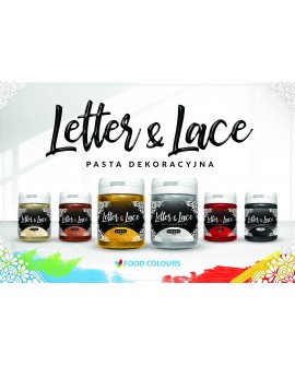 Gotowa masa do koronek CZARNA GRAFIT FC Letter&Lace 90g