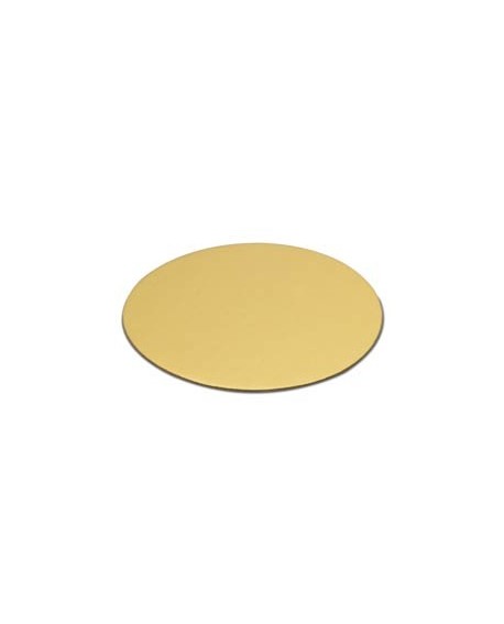 Podkład pod tort złoty cienki 12 cm - 10 szt. Bankietówka