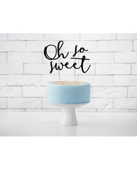 Topper "Oh so sweet" Tortadísz