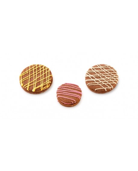 Double-sided baking trays 3 pieces Tescoma circular circles
