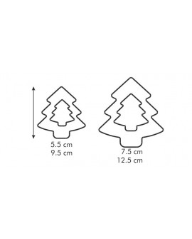 Doppelseitige Formen 3 Stück CHOINKA Tescoma Weihnachtsbäume Doppelseitige Formen 3 Stück CHOINKA Tescoma Weihnachtsbäume