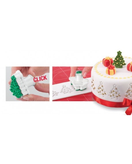 Ausstecher mit Auswerfer WEIHNACHTLICHE 4 wzory