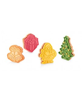 Weihnachtspressformen 4 Designs